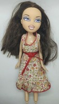 Bratz Doll Meygan 2001 Brown Hair Blue Eyes Pink Lips Dressed VTG MGA Sun dress - $12.82