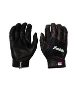 Franklin Sports MLB 2nd Skinz Fastpitch Batting Gloves - Black/Pink - Wo... - $24.35