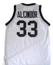 Alcindor #33 Power High School Abdul Jabbar Basketball Jersey White Any Size  image 2