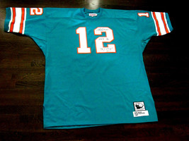 Bob Griese 72/17-0 Hof 90 Miami Dolphins Signed Auto Mitchell & Ness Jersey Jsa - $296.99