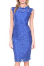 Stanzino Women&#39;s 2609BLUES Sleeveless Lace Dress, Blue, S - $29.99