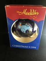 Schmid Aladdin Walt Disney Glass Ball 1994 Christmas Ornament Mib - $18.99