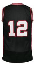 Custom Name Number Baltimore Washington Retro Basketball Jersey Black Any Size image 2