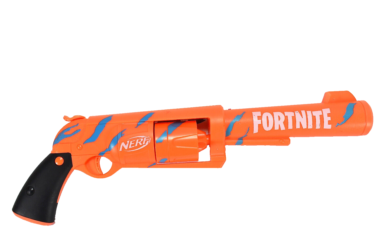 Nerf Fortnite Revolver 6 Shot Dart Blaster Camo Pulse Wrap 6 Dart Drum ...