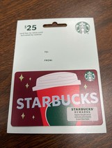 Starbucks 2021 Holiday Christmas Gift Hang Hanger Card Limited Edition - $3.49