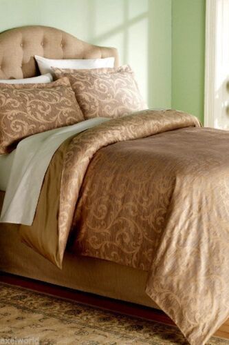 PEACOCK ALLEY YARD SCROLLS 2pc EURO SHAMS BNIP - $89.09