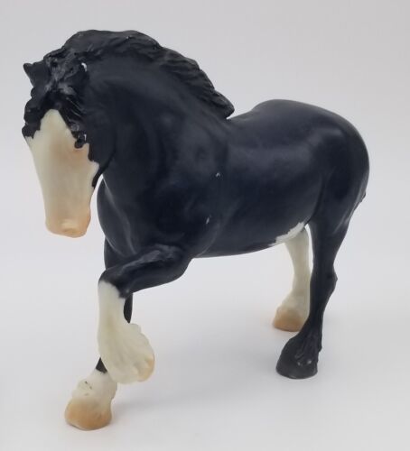 Primary image for Breyer Reeves Scottish Clydesdale Horse Spotted Drafter Black Pinto Toy Animal