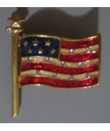 USA FLAG METAL PIN  1  1/2 X  1  3/4 inches - $9.65