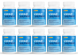 10 Pack Vaso Ultra, extra strength endurance for men-60 Tablets x10 - $277.19