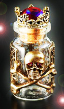HAUNTED ANTIQUE JEWELED BOTTLE ULTIMATE LOVE FOREVER EXTREME MAGICK 7 SCHOLARS  - $107.77