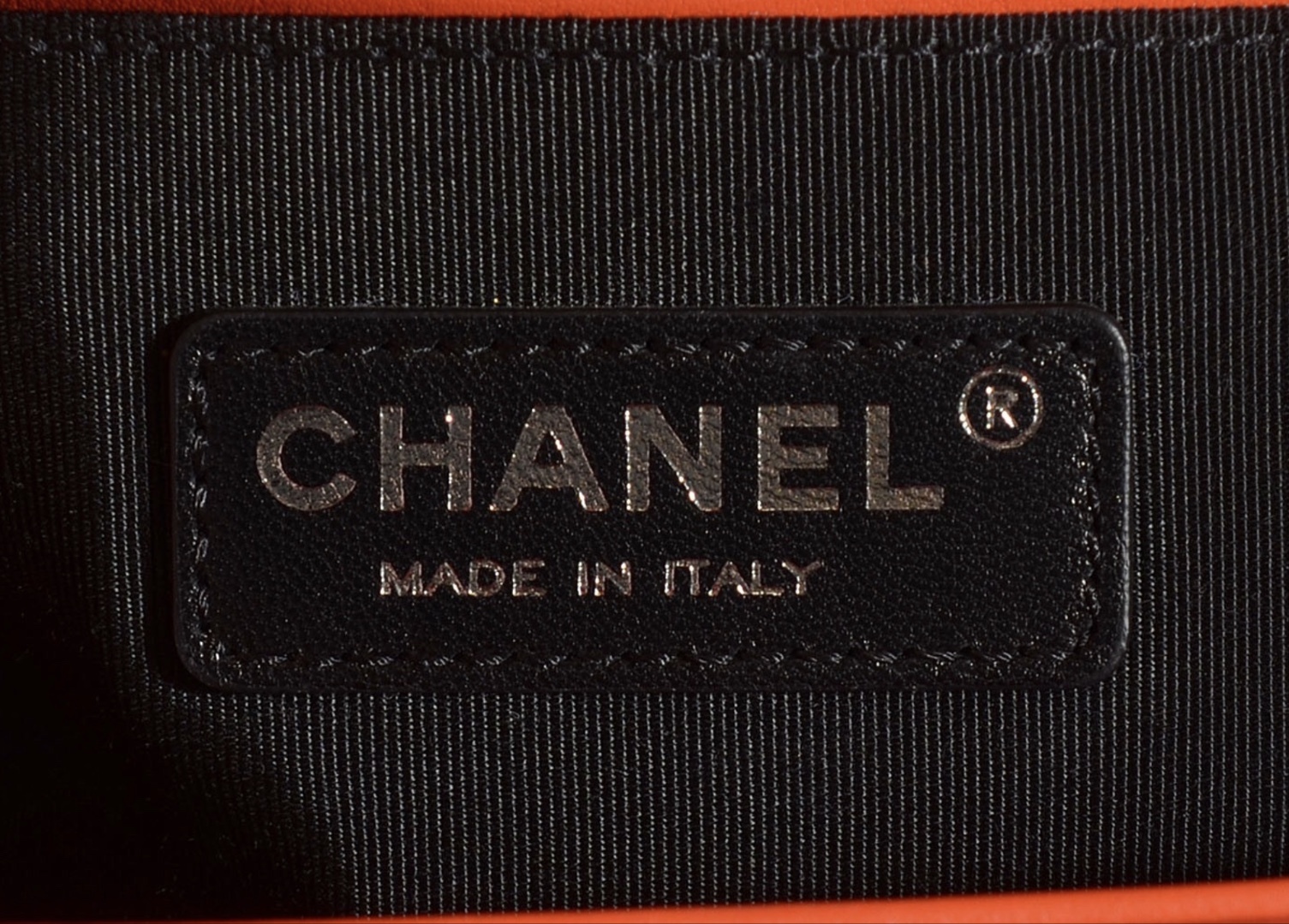 100% Auth Chanel Orange Plexiglass Patent and 10 similar items