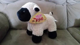 Lamb White and Black Brand New Plush NWT Stuffed Animal w/ Tags 9" - $9.99