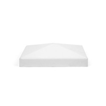 Severe Weather White Composite Bevel Post Cap - $8.66