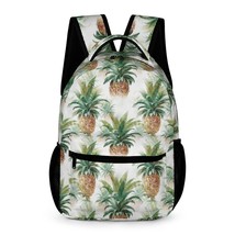 Mondxflaur Retro Pineapple Backpacks for School Kids Teen Lightweight 16.2inch - $34.99