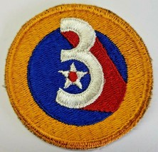 Vintage WW2 United States 3rd Air Force Patch 2 5/8" OD  PB156 - $9.99