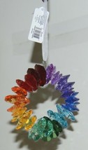Ganz Crystal Expressions ACRY514 Rainbow Loop Ornament Set of 4 image 2