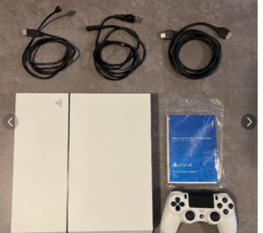 Sony PlayStation 4 PS4 CUH-1100AB02 500GB Glacier White SET Console w/o BOX