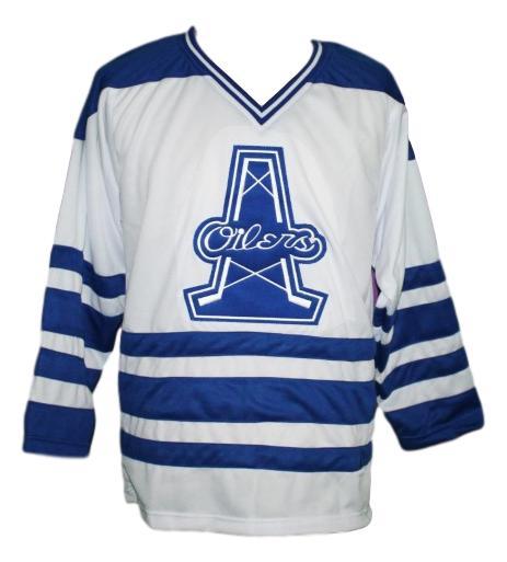 Custom name   tulsa oilers retro hockey jersey white   1