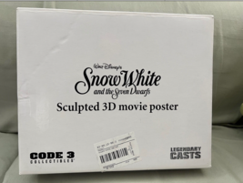 Disney Parks Snow White Sculpted 3D Movie Poster NEW iN BOX RETIRED image 9