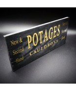 Pottages Cauldron Shop - Wood Sign - $19.95