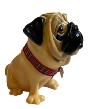 Little Paws Pug Dog Figurine Tan Color Prince Sculpted Pet 335-LP-PRIN 4.5" High