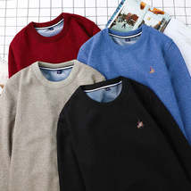 Sweater Men Autumn And Winter Plus Velvet Thickening Base - $50.70+
