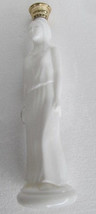 1970's Avon White Milk Color Glass Figurine "Women Bottle" Collectible Bath Oil  - $27.99