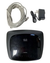 Cisco WRT120N Linksys Wireless-N Home WI-Fi Router Black 2.4 G Hz Wps - $18.76