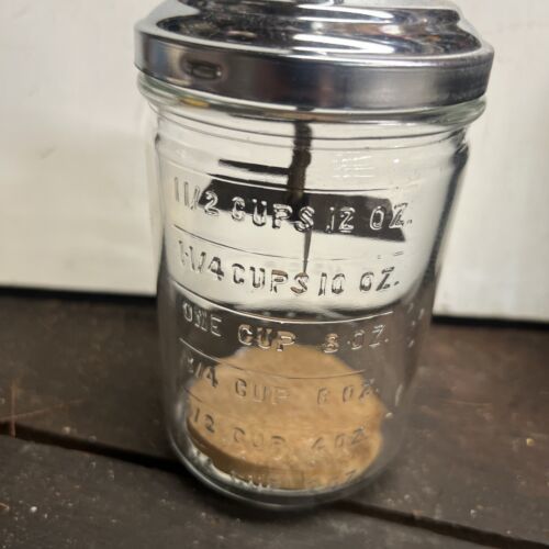 Vintage Nut Chopper 1 1/2 C Glass Measuring and 50 similar items