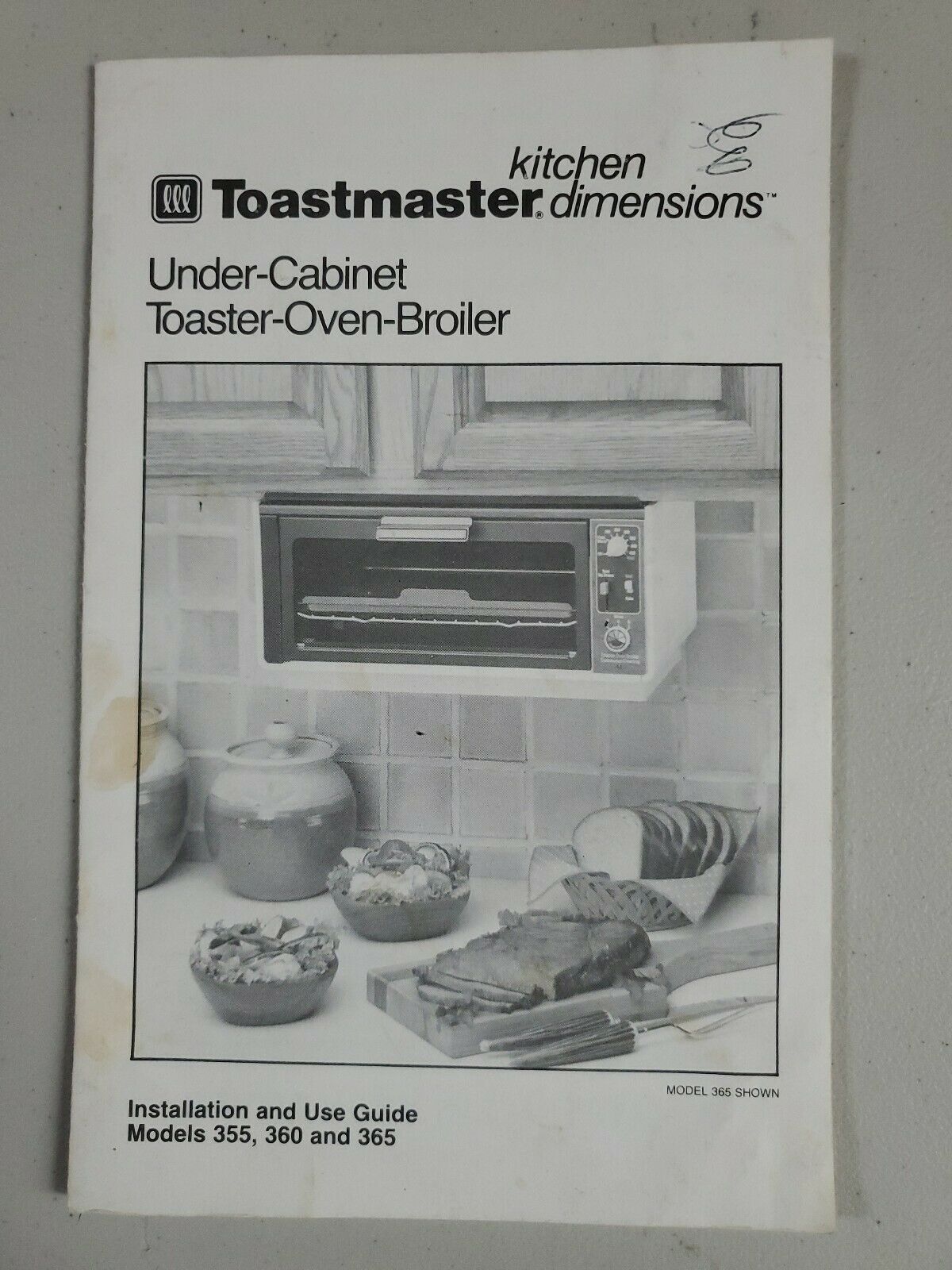 Vintage 1980s Black & Decker 4 slice Toaster Retro T440 Black