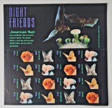 2002 USPS Stamp 20 per Sheet Night Friends American Bats MMH B9 - $18.99