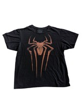 The Amazing Spider Man 2 2014 Short Sleeve Graphic T Shirt Polyester Bla... - $12.93