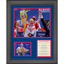Framed Joey Chestnut 15x Nathan's Hot Dog Eating Contest Champion 12"x15" Photo - $49.99