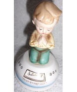 Napco Pray Every Day Praying Boy Rosary Trinket Box 1958 - $18.99