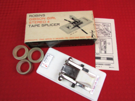 Vintage 1950’s Robins Gibson Girl Stereo 4 Tape Splicer Original box and... - $14.40