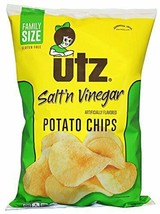 Utz Quality Foods Salt&#39;n Vinegar Potato Chips, 7.75 oz. Family Size Bags - $30.64+