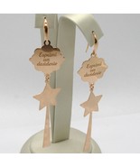 925 STERLING ROSE SILVER &quot;LE FAVOLE&quot; EARRINGS, STAR, MAGIC WAND, MAKE A ... - $76.30