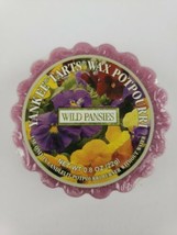 Yankee Candle Wild Pansies Tart Wax Potpourri Vintage Rare Retired HTF - $16.65