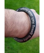 Sikh kara black sarbloh mool mantar bangle singh kaur sidhu moosewala ka... - $74.68