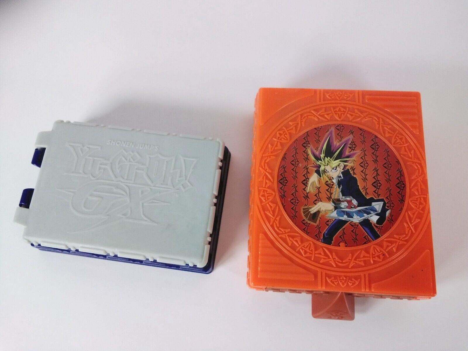 2 McDonalds YuGiOh Card Deck Holders Happy Meal Toys Yami Yugi GX