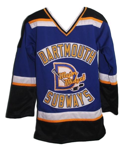Sidney crosby dartmouth subways hockey jersey blue   1