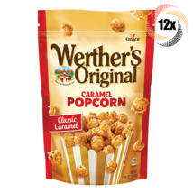 12x Bags Werther&#39;s Original Classic Caramel Flavor Popcorn Candy | 5.29oz - $68.22