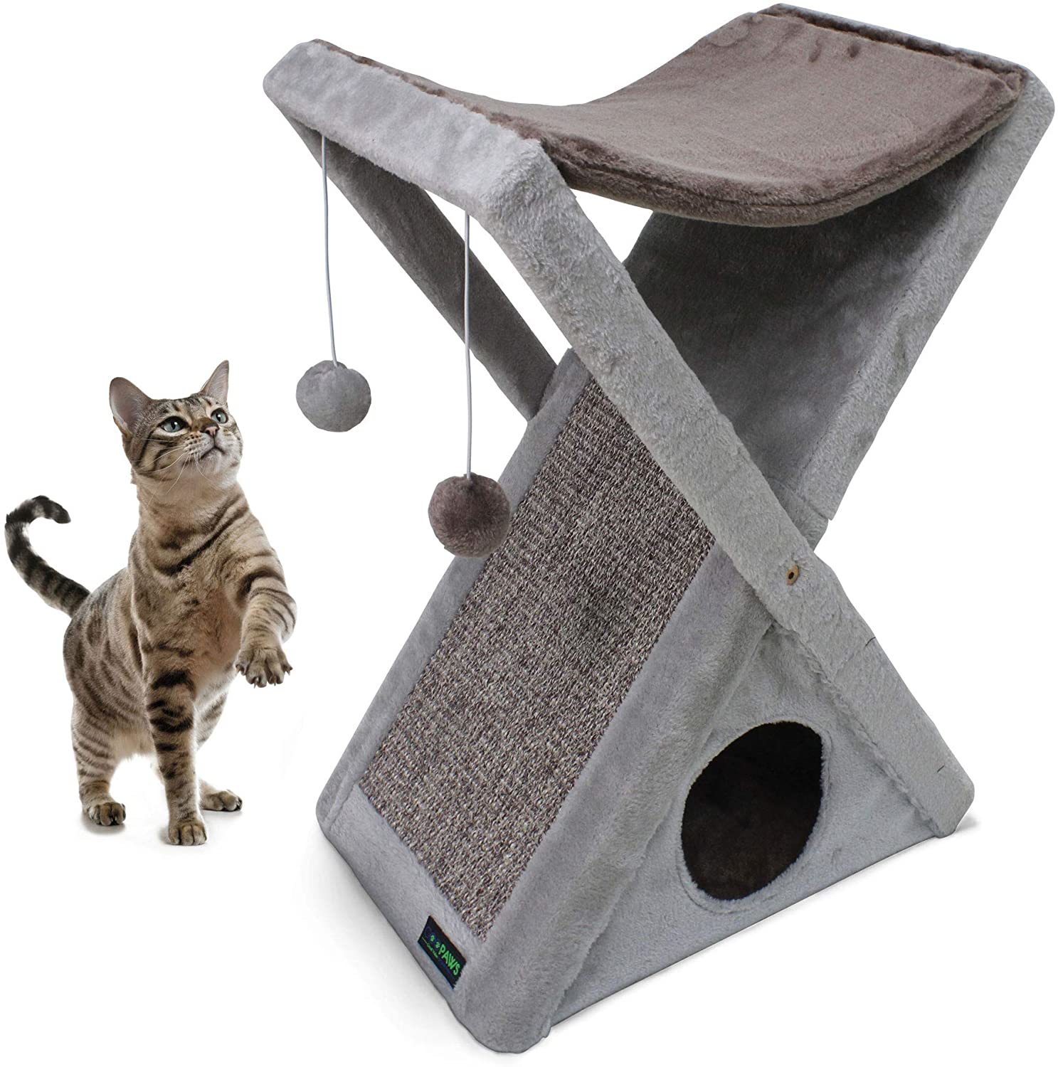 Leaps & Bounds Motorized Squirrel Cat Toy, Small