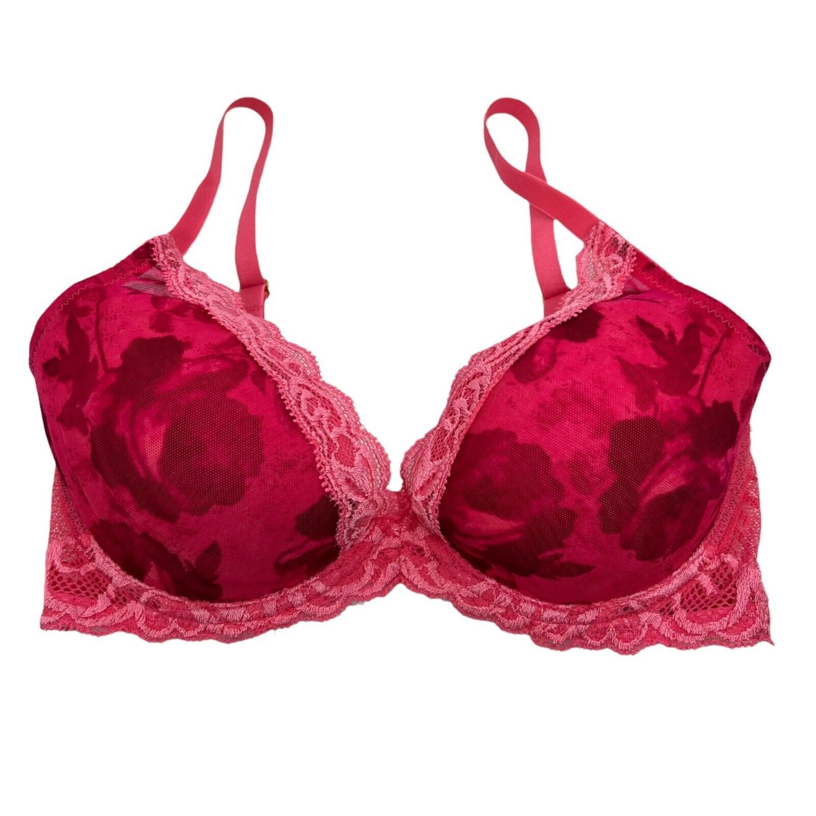 Soma Embraceable Signature Lace Unlined Perfect Coverage Bra, ROSE GLOW