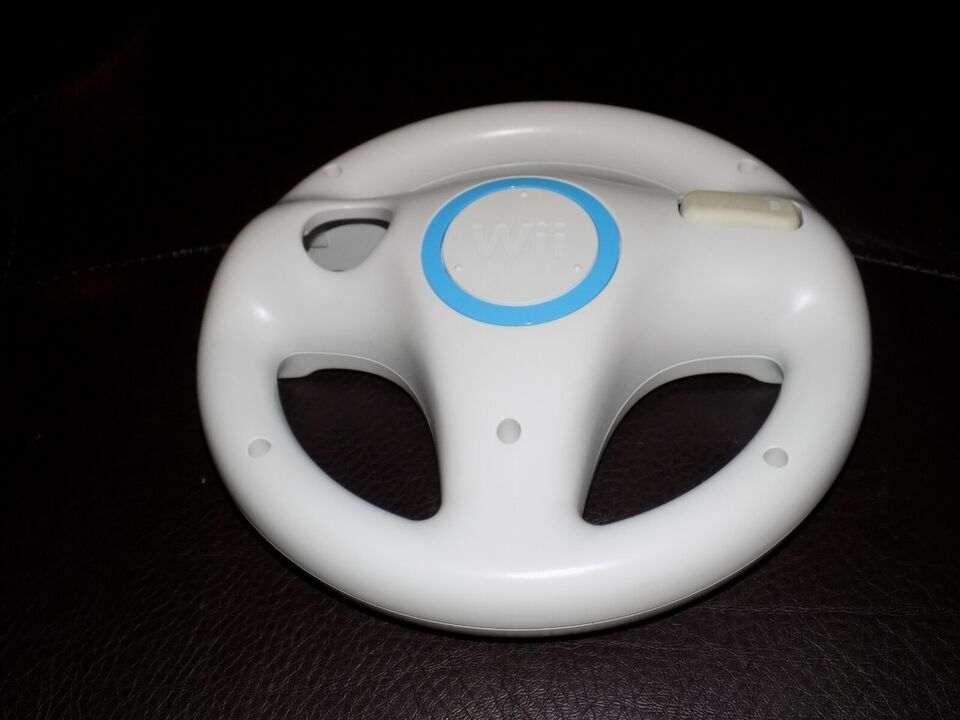 Official Mario Kart Steering Wheel for Nintendo Wii & Wii U White OEM Excellent Controllers