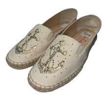 Quacker Factory Shoes 7.5 Cream Gold Sequins and similar items