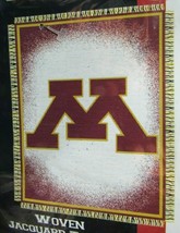 Minnesota Golden Gophers 46"x 60" Triple Woven Jacquard Throw Blanket Nortwest - $39.99
