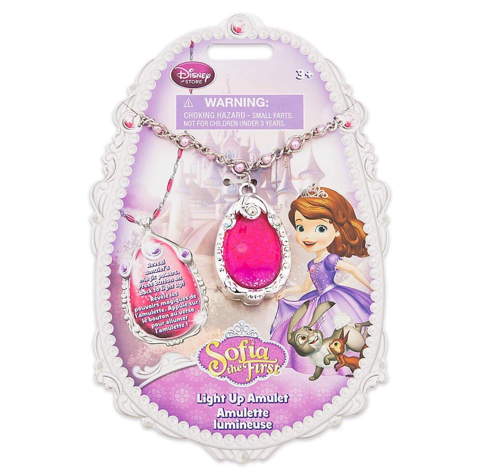 Disney Sofia The First Light Up Amulet Pink Action Figures   B305F9CB 1CB8 4CB0 9740 3959D1E4A966 