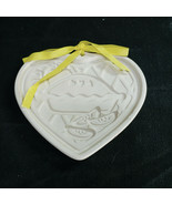 Pampered Chef Welcome Home Heart Clay Cookie Mold, Apple Pie - $6.93