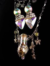 Goddess necklace and bracelet - fairy necklace - unicorn bracelet - stat... - $195.00